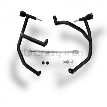 Дуги на мотоцикл YAMAHA FZ6S, FZ6N 2004-2009 со слайдерами CRAZY IRON серии STREET (фото 5, фотография 5)