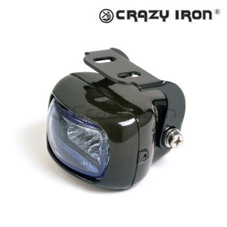 Фара для мотоцикла PW противотуманная NEBEL, черная, H3 12V 55W, E-marked (фото 1, фотография 1)