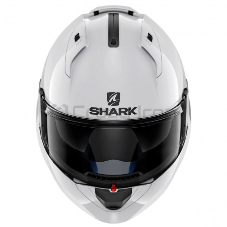 Мотошлем трансформер SHARK EVO-ONE 2 BLANK White, белый (фото 3, фотография 3)
