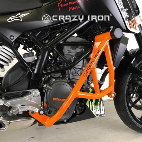 Дуги на мотоцикл KTM Duke 125, Duke 390 до -`16, Duke 200 `12-`21 CRAZY IRON серии STREET (фото 4, фотография 4)