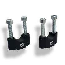 Проставки стоек руля мотоцикла 22мм, высота 25мм CRAZY IRON, черный