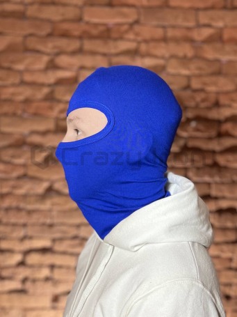 Подшлемник балаклава спортивная / тактическая, вискоза, синий (фото 3, фотография 3)