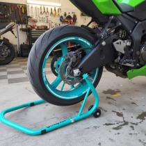 Подставка мотоподкат задний PRO CRAZY IRON Бирюзовый 