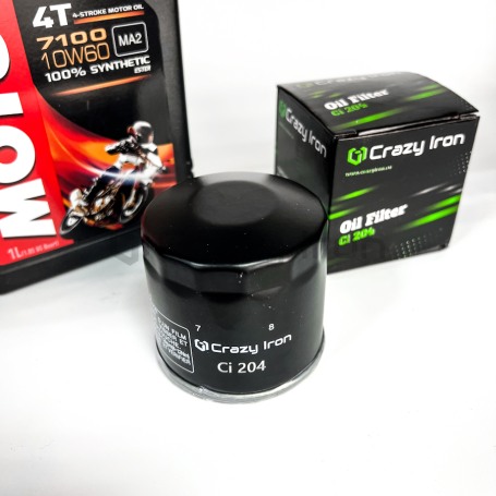 Фильтр масляный CRAZY IRON CI204 (hf204) (фото 5, фотография 5)