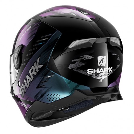 Мотошлем интеграл SHARK SKWAL 2 VENGER Blue, с подсветкой (фото 2, фотография 2)