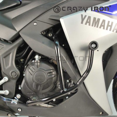 Дуги защитные YAMAHA YZF-R25; YZF-R3 (2015-2018) CRAZY IRON (фото 7, фотография 7)