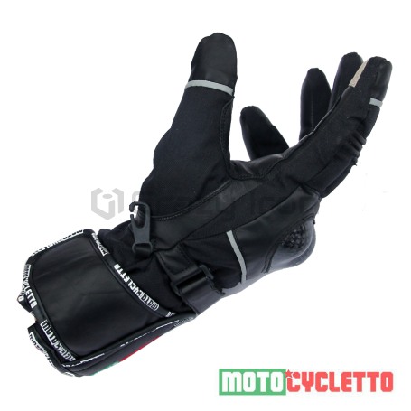 Мотоперчатки MOTOCYCLETTO PUNTO CARBON туристические, кожа-текстиль (фото 2, фотография 2)