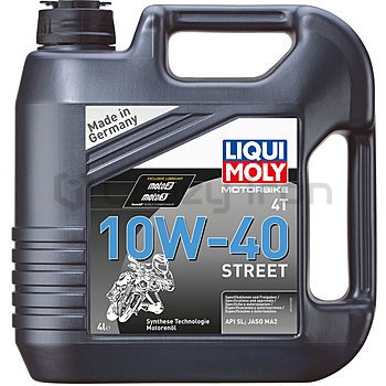 Масло моторное LIQUI MOLY Motorbike 4T HC Street 10W-40, 4л. (фото 1, фотография 1)