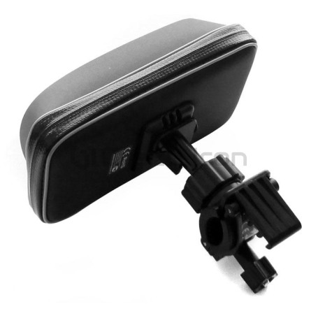 Чехол для смартфона  MOTO TAB 77х155 мм с козырьком с креплением на руль (фото 2, фотография 2)