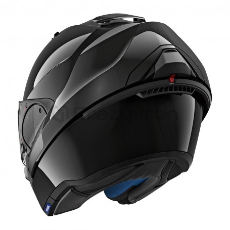 Мотошлем трансформер SHARK EVO-ONE 2 BLANK Black, черный (фото 2, фотография 2)