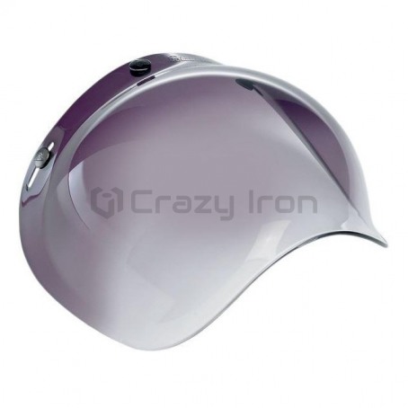 Визор (стекло для шлема) BILTWELL BUBBLE тонированный градиент, 3 кнопки (фото 1, фотография 1)