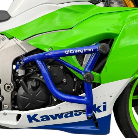 Клетка на мотоцикл KAWASAKI ZX-6R 636 2024+ CRAZY IRON серии PRO (фото 2, фотография 2)