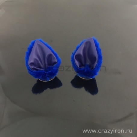 Ушки на мотошлем CRAZY IRON "Мотоушки Blue Cat" (фото 2, фотография 2)