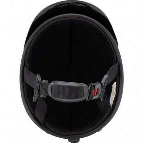 Мотошлем открытый LOUIS BRAINCAP, черный матовый (фото 2, фотография 2)