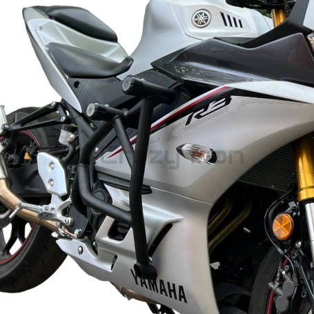 Клетка на мотоцикл YAMAHA YZF-R25 `19-, YZF-R3 `19- CRAZY IRON серии PRO (фото 5, фотография 5)
