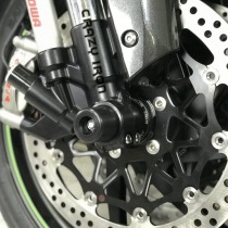 Слайдеры в ось переднего колеса KAWASAKI ZX-10R `11- , Ninja H2, Ninja H2R `15- CRAZY IRON