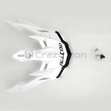 Козырек для шлема ALLTOP PREDATOR, белый (фото 1, фотография 1)