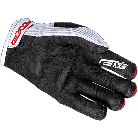 Мотоперчатки FIVE кроссовые  MXF3, красно-белые (фото 2, фотография 2)