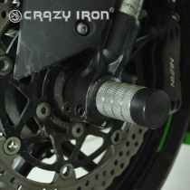Пеги в ось переднего колеса KAWASAKI ZX-6R `07-`08 CRAZY IRON