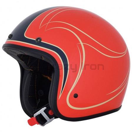 Мотошлем открытый PARTS UNLIMITED AFX FX76 CLAYMORE, оранжевый (фото 1, фотография 1)