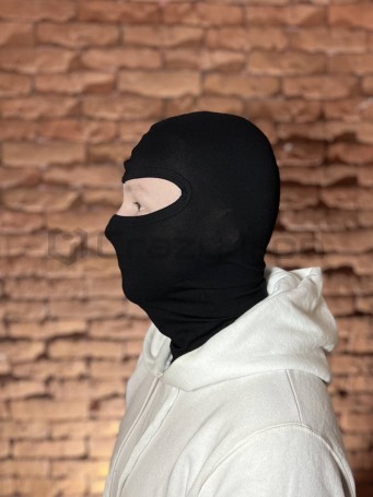 Подшлемник балаклава спортивная / тактическая, вискоза, черная (фото 3, фотография 3)