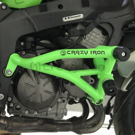 Клетка на мотоцикл KAWASAKI ZX-6R `09-`18, ZX-6R 636 `13-`23 CRAZY IRON серии STUNT (фото 7, фотография 7)