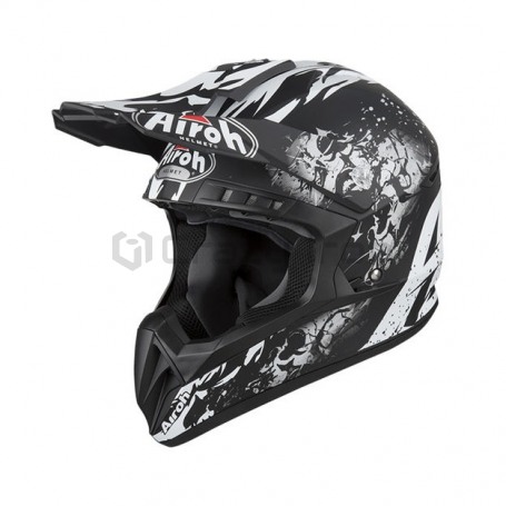 Мотошлем кроссовый AIROH SWITCH BACKBONE, серый матовый (фото 1, фотография 1)