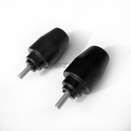 Грузики руля HONDA, супертяжелые, черный CRAZY IRON (фото 2, фотография 2)