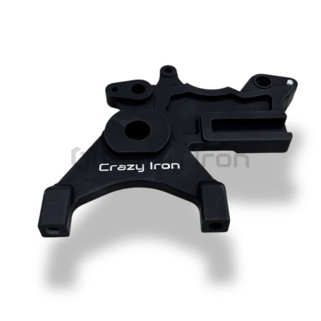 Кронштейн хендбрейка YAMAHA MT-07, XSR700  YZF-R7 CRAZY IRON, черный (фото 6, фотография 6)