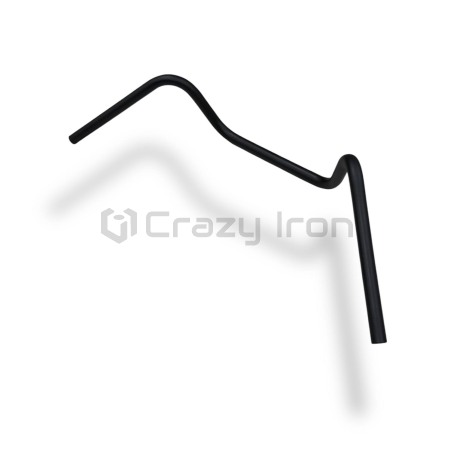 Руль для мотоцикла 22/830 мм ЧОППЕР, сталь, черный, CRAZY IRON (фото 3, фотография 3)