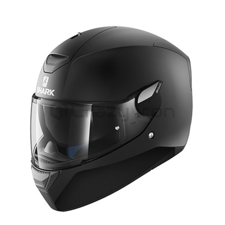 Мотошлем интеграл SHARK D-SKWAL BLANK Black Mat, черный матовый (фото 1, фотография 1)