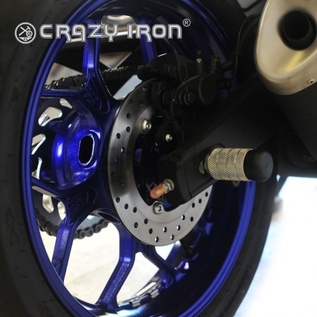 Пеги в ось заднего колеса  YAMAHA YZF-R25, YZF-R3; MT-25, MT-03 CRAZY IRON (фото 2, фотография 2)