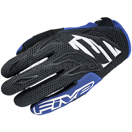 Мотоперчатки FIVE кроссовые  MXF3, черно-бело-синие (фото 1, фотография 1)
