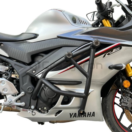 Клетка на мотоцикл YAMAHA YZF-R25 `19-, YZF-R3 `19- CRAZY IRON серии PRO (фото 6, фотография 6)