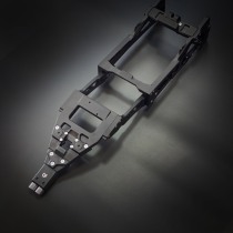 Подрамник CNC для мото KAWASAKI ZX-6R `09-`18, ZX-6R 636 `13-`18, черный CRAZY IRON