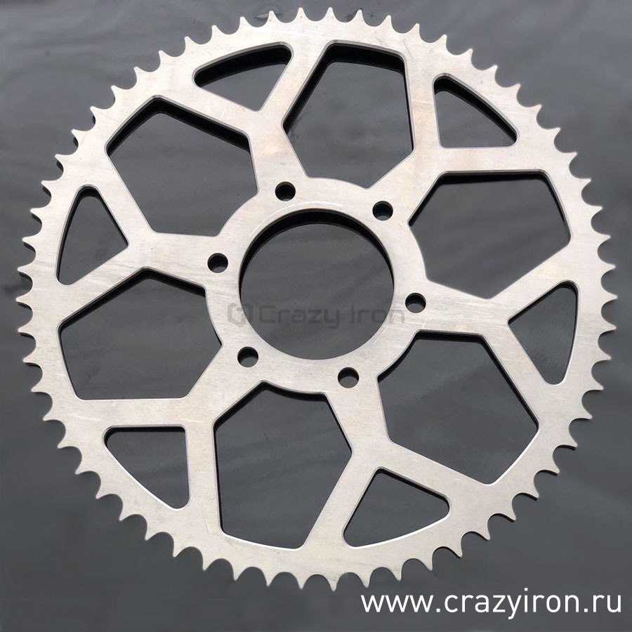 Звезда стантовая KAWASAKI ZX-6R ZX636R 520х60 CRAZY IRON купить в