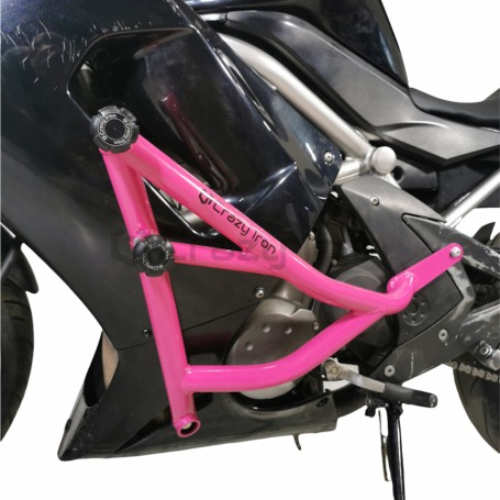 Клетка на мотоцикл KAWASAKI Ninja 650R, ER-6F, ER6-N `06-`08 CRAZY IRON серии PRO (фото 7, фотография 7)