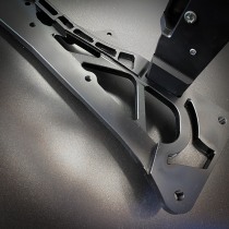 Подрамник CNC для мото KAWASAKI ZX-6R `09-`18, ZX-6R 636 `13-`18, черный CRAZY IRON