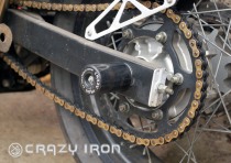 Слайдеры в ось заднего колеса YAMAHA XT660X, XT660R CRAZY IRON
