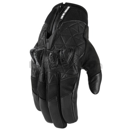 Мотоперчатки ICON AKROMONT, черные (фото 1, фотография 1)