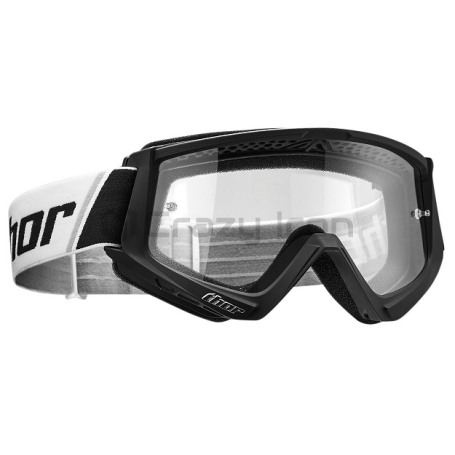 Очки кроссовые детские THOR Очки кроссовые THOR детские  COMBAT BLACK, черные (фото 1, фотография 1)