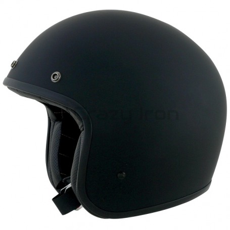 Мотошлем открытый PARTS UNLIMITED AFX FX76 FLAT BLACK, черный матовый (фото 1, фотография 1)