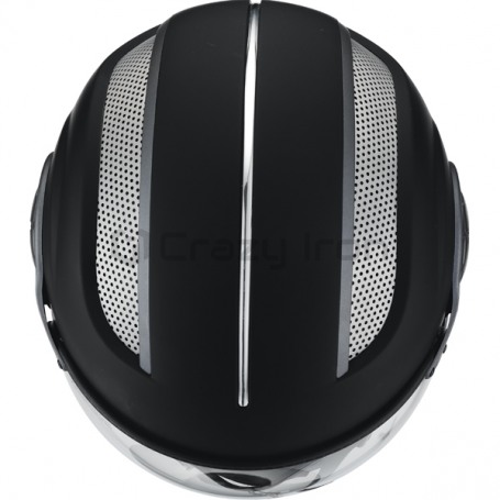 Мотошлем открытый IXS HX 86, черный матовый (фото 3, фотография 3)