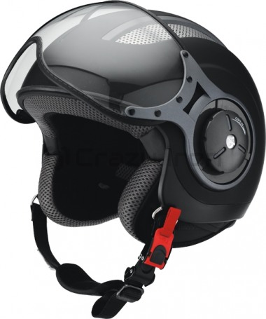 Мотошлем открытый IXS HX 86, черный матовый (фото 1, фотография 1)