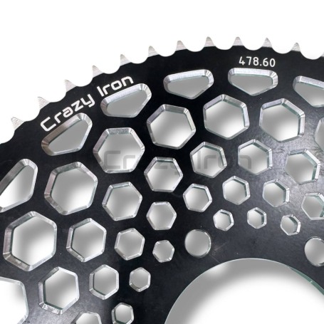 Звезда стантовая KAWASAKI 520x60 черный box39 CRAZY IRON (фото 1, фотография 1)