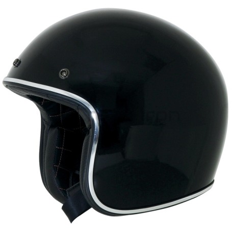 Мотошлем открытый PARTS UNLIMITED AFX FX76 BLACK, черный (фото 1, фотография 1)