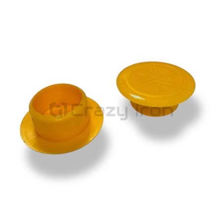 Заглушки пыльники для слайдеров CRAZY IRON YAMAHA Желтый (фото 3, фотография 3)