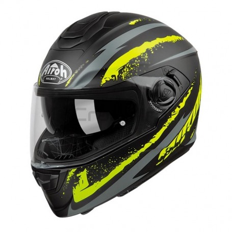 Мотошлем интеграл AIROH ST301 LOGO Yellow Mat (фото 1, фотография 1)