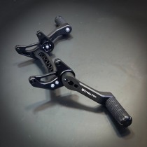 Сабкейдж регулируемый CNC KAWASAKI ZX-6R `09-, черный CRAZY IRON